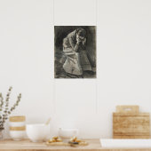 Weeping Woman 1888 Vincent van Gogh Small Poster (Küche)