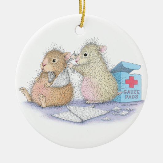 WeePoppets® - Verzierungen Keramik Ornament (Vorne)