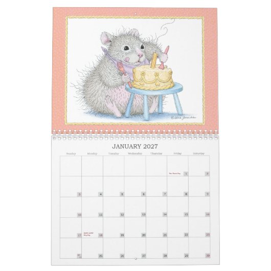 WeePoppets® Wandkalender (Jan 2027)