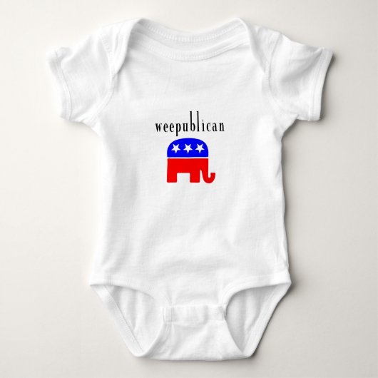 weepublican baby strampler (Vorderseite)