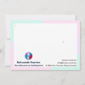 Wees een dankbaar wezen dankeskarte (Rückseite)