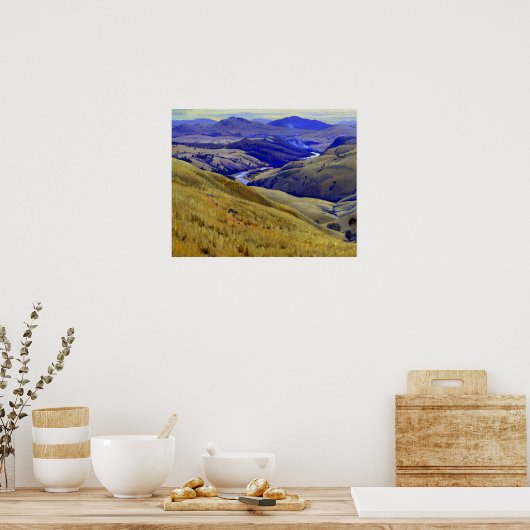   Weetangera Canberra Australia Elioth Gruner1937  Poster (Küche)