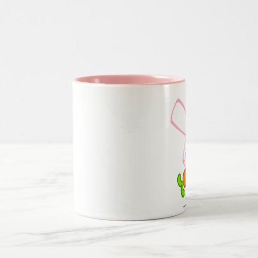 Weetle Häschen Zweifarbige Tasse (Mittel)