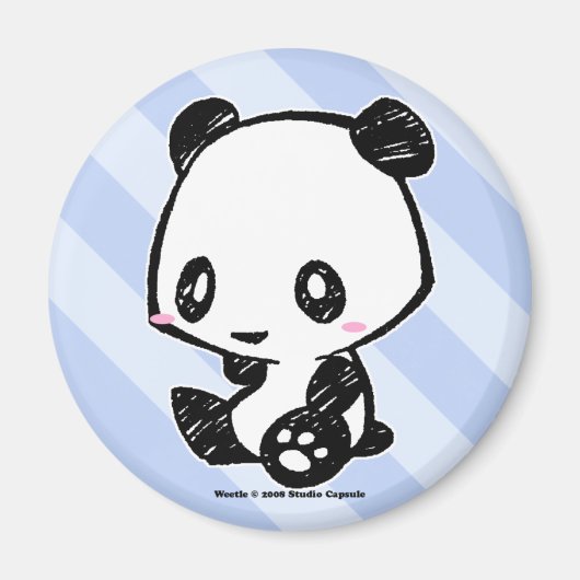 Weetle Panda Magnet (Vorne)