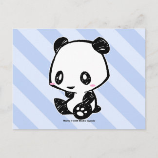 Weetle Panda Postkarte