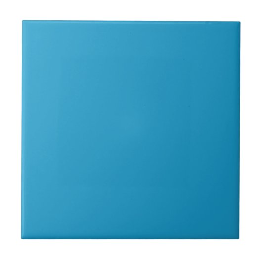 Weezy Blue Solid Color Tile Fliese (Vorderseite)