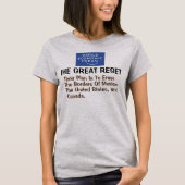 WEF Great Reset - ihr Plan zur Beseitigung der Gre T-Shirt (Vorderseite)