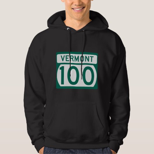 Weg 100, Vermont, USA Hoodie (Vorderseite)