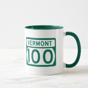 Weg 100, Vermont, USA Tasse