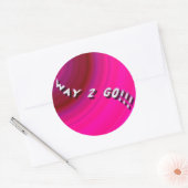 Weg 2 los! Aufkleber (Umschlag)