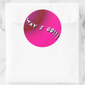 Weg 2 los! Aufkleber (Tasche)