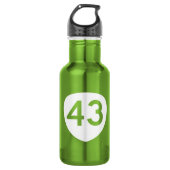 Weg 43, Oregon, USA Edelstahlflasche (Vorderseite)