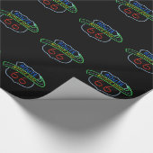 Weg 66, die Mutter-Straße, Leuchtreklame Geschenkpapier (Ecke)