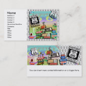 Weg 66 - Die Mutter-Straßen-Visitenkarten Visitenkarte (Vorne/Hinten)