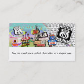 Weg 66 - Die Mutter-Straßen-Visitenkarten Visitenkarte (Rückseite)