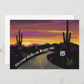 Weg 66 erhalten Ihre Tritt-Einladungen Einladung (Vorne/Hinten)