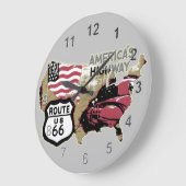 Weg 66 große wanduhr (Winkel)