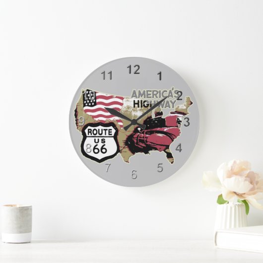 Weg 66 große wanduhr (Zuhause)