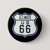 Weg 66 Illinois Button (Vorderseite)