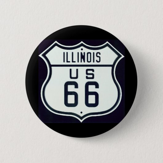 Weg 66 Illinois Button (Vorderseite)