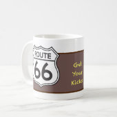 Weg 66 in einem Luftstrom Kaffeetasse (Vorderseite Links)