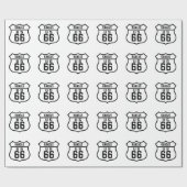 Weg 66 - Kansas Geschenkpapier (Flach)