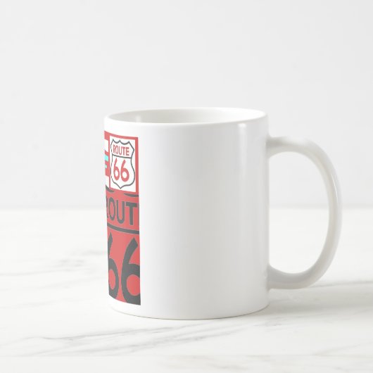 Weg 66 Kingman Arizona Kaffeetasse (Rechts)