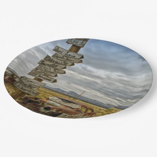 Weg 66 pappteller (Schrägansicht)