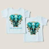 Weg als Elefant (Design Vorderseite & Rückseite)