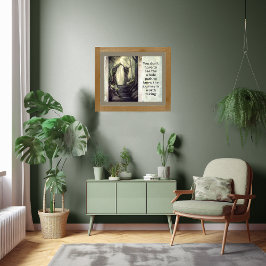 Weg auf dem Reiseplakat Poster