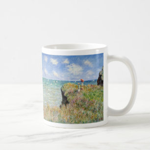 Weg auf der Klippe bei Pourville - Claude Monet Kaffeetasse