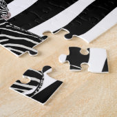 Weg auf der wilden Seite - Zebra-Umarmungen Puzzle (Seite)