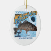 Weg auf Wasserhornhautflecken Keramik Ornament (Rechts)