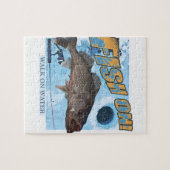 Weg auf Wasserhornhautflecken Puzzle (Horizontal)