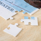 Weg auf Wasserhornhautflecken Puzzle (Seite)