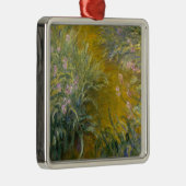 Weg Claude Monets | durch die Iris Silbernes Ornament (Rechts)