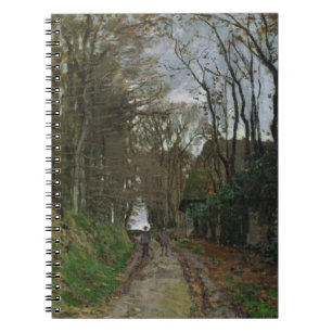 Weg Claude Monets in Normandie Notizblock