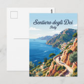 Weg der Götter Italien Postkarte (Vorne/Hinten)