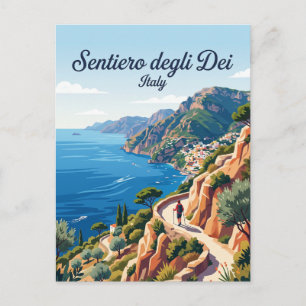 Weg der Götter Italien Postkarte