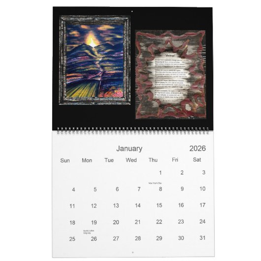 Weg der Leben-Sammlung Kalender (Jan 2026)