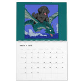 Weg der Neufundland Notta Bear Kalender (Mär 2026)