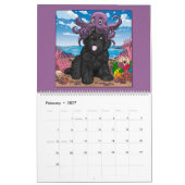 Weg der Neufundland Notta Bear Kalender (Feb 2027)