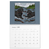 Weg der Neufundland Notta Bear Kalender (Jan 2027)