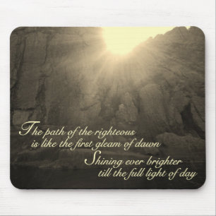 Weg der rechtschaffenen Mausunterlage Mousepad