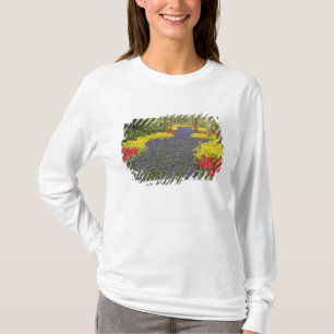 Weg der Traubenhyazinthen, Narzissen und T-Shirt