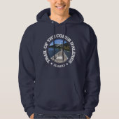Weg des Coeur d'Alene (Radweg c) Hoodie (Vorderseite)