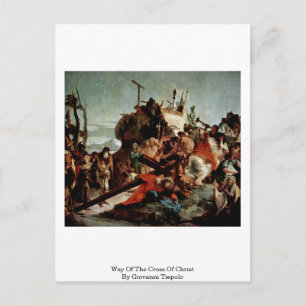 Weg des Kreuzes Christi von Giovanni Tiepolo Postkarte