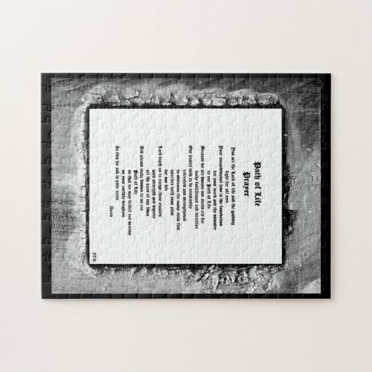 Weg des Leben-Gebets Puzzle (Horizontal)