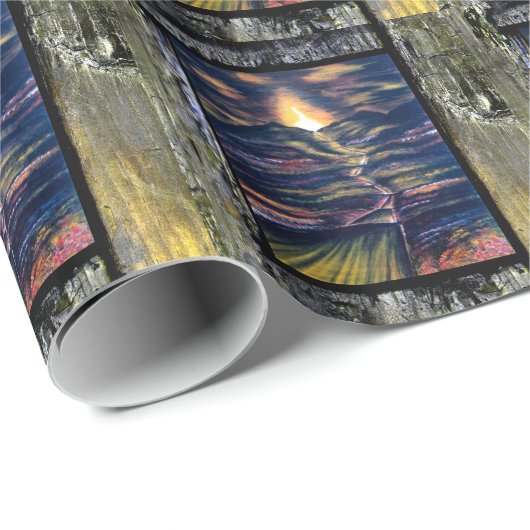 Weg des Lebens Geschenkpapier (Rolleneckpunkt)