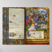 Weg des mittelalterlichen KreuzRenaissance-Manuskr Poster (Vorne)